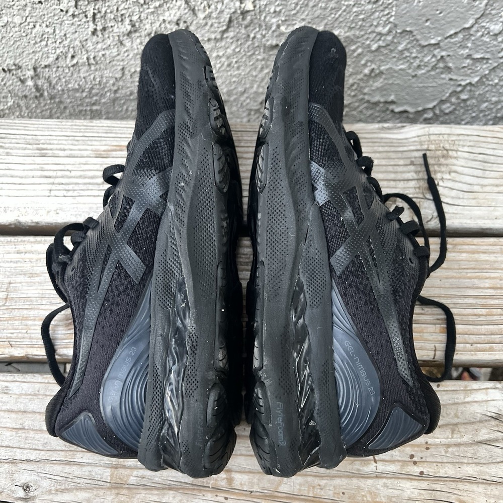 ASICS Shoes Women Size 9 Gel-Nimbus 23 Triple Black Running Comfort Walking - Picture 9 of 10